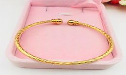 men039s gold bracelets Small Lovely Dubai Africa Bangle Arab Charm Girls India Anklet Bracelet Jewelry For adult Birthday Gift5395291