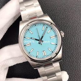 EWF man watches Automatic machine 3230 movement Size 36 or 41 mm 904L fine steel Sapphire glass Top Swiss ice blue glow 234g