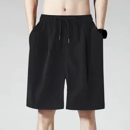 Men's Shorts Summer Breathable Men Mesh Gym Ice Silk Stylish Casual Loose Joggers Outdoor Fitness Beach Short Pants Sweatshorts