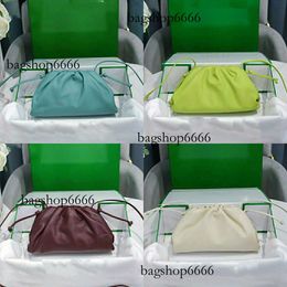 Women's Designer Bag Genuine Leather Women's Crossbody Dumpling Handheld Cloud Fold Underarm Small Bag Original Edition