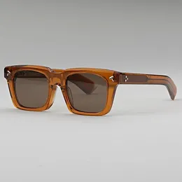 Sunglasses Thick Plate Men Fashion Advanced Acetate Square Designer Brand Eyeglasses UV400 Outdoor Women SUN GLASSES