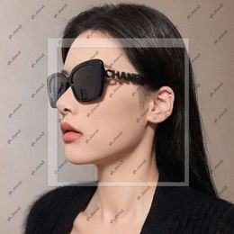 chanells sunglasses black Glasses New Designer Sunglasses Black Thick Frame Sunglasses Women's Advanced Style Personal Fashion Spicy Girl Cat Eye Sunglasses 864