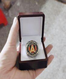 2019 - 2018 ATLANTA UNITED FC MLS CUP SHIP RINGS With Wooden Box Fan Gift wholesale Drop Shipping8019346