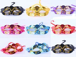 Halloween Party Mask Upper Eye Masks Venice Retro Unisex Half Face Masquerade Mask New Year Mardi Gras Party Masks9092240