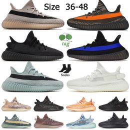 Original Designer Running Shoes Sneakers Salt Slate Steel Grey Granite Beige Black Red Bone MX Oat Tail Light Dazzling Blue Flat Trainers Jogging Runners