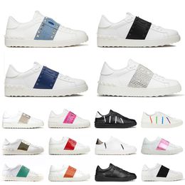 2024 New Fashion Top Quality Men Women Casual Shoes Sneaker White Black Red Trainers Dress Shoe Famous Paris Leather Breathable