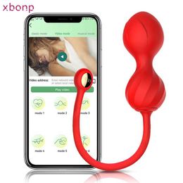 Other Health Beauty Items APP Remote Control Vibrator Female Bluetooth G Spot Vibrators for Women Vagina Ball Wear Vibrating Panties for Adults 18 Y240503