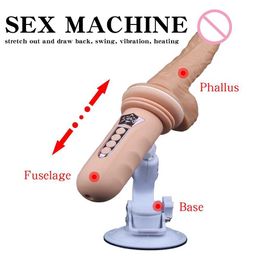 Other Health Beauty Items Machine Telesic Dildo Vibrator Automatic Up Down Massager G Spot Thrusting Retractable Vaginal Toy Female Masturbation Y240503