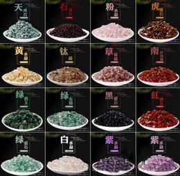 Complete variety Natural crushed crystal Mineral Healing Art Reiki Raw Energy crush stone Degaussed quartz gem 1 pack is 1000 gram4053660