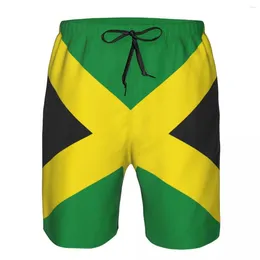 Men's Shorts Quick Dry Summer Mens Beach Board Briefs For Man Swim Trunks Beachwear Flag Of Jamaica