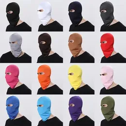 Berets 12 Colours Summer Balaclava Face Mask Cycling Tactical Silk Breathable Full Cover Scarf Hat Ski Neck Sun UV Protection