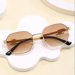 Luxury sunglasses celins vintage glasses womans tourism 7 Colours street photo metal full frame sunnies promotional sunglass man with box