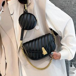 Shoulder Bags Chain Handbag And Purse 2024 Fashion Brand Designer Women's Bag Female Flap Messenger Ladies Sling