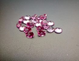 Good Cut Highend 100 Guarantee Semiprecious Stone 45mm Brilliant Round Pink Topaz Loose Gemstone For Jewelry Making 10pcsLot6109414