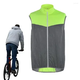 Motorcycle Apparel High Visibility Reflective Vest Working Clothes Cycling Sports Outdoor Safety Clothing Jacket