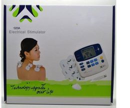 Electrical Stimulator Full Body Relax Muscle Therapy MassagerPulse Burn tens Acupuncture with 4 pad7161838
