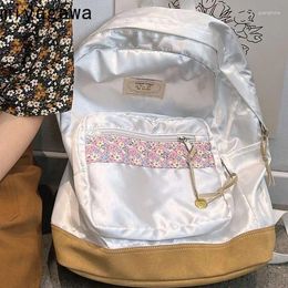 School Bags Miyagawa Korean Laser Floral Backpack For Students Japanese High Versatile INS Style Girls Backpacks