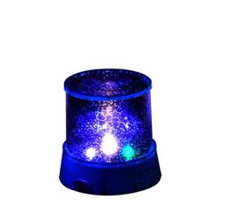 Novelty Items Lovely Colorful LED Night Light Projector Starry Sky Star moon Children Kids Baby Sleep Romantic USB Projection lamp1493429