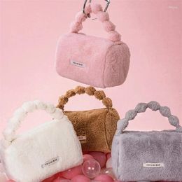 Cosmetic Bags Fashion Cute Plush Women Tote Makeup Bag Travel Toilet Purse Organiser Storage Pouch Portable Make Up For Girls