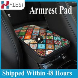 Interior Accessories Car Armrest Cover Mat Universal Leather Waterproof Non-slip Storage Box Pad Center Console Auto Styling Accessory