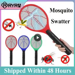 Zappers Electric Fly Insect Bug Zapper Bat Handheld Insect Swatter Racket Portable Mosquitos Killer Pest Control For Home Bedroom Insect