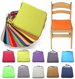 Modern Square Solid Color Dining Chair Cushion Soft Comfortable Sofa Car s Restaurant Living Kitchen Decor 2111024966771