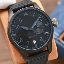 I-3 Montre de luxe mens watches 40 42 44mm Automatic machine movement fine steel case Leather strap luxury watch Wristwatches 319M