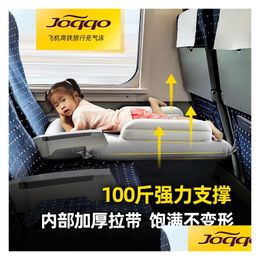 Baby Cribs Child Aeroplane Mattress Inflatable Kids Travel Bed For Plane Car High Speed Rail Portable Air Cot Drop Delivery Maternity N Dhblf