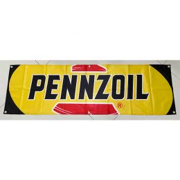 Accessories 130GSM 150D Material Pennzoil Oil Banner 1.5ft*5ft (45*150cm) Size for Home Flag Indoor Outdoor Decor