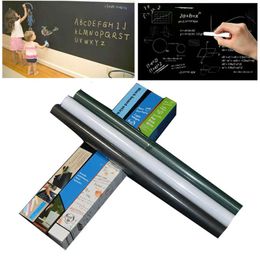 PVC Vinyl Stickers Sticker Self-Adhesive Children Drawing Chalkboard Printed Wall Paper Decor Mural Decals Art Blackboard 45*200CM