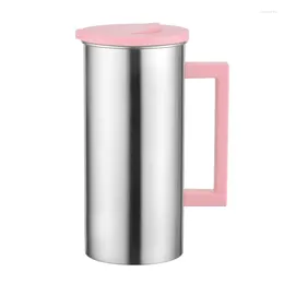 Water Bottles 1.8L Korean Cold Bottle Large Capacity Stainless Steel Kettle Juice Drink Multi-purpose Jug Colorful Coffee Pot