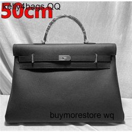 Top Cowhide Handbag Deisgner 10A Calfskin 50cm Shoulder Bag Handmade 40 size Customized Version Handmade Leather Capcity For Business handbBXAVA39I