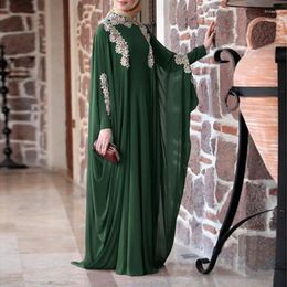 Ethnic Clothing Morocco Kaftan Dubai Abayas For Women Appliques Evening Wedding Dress Turkisk Caftan Saudi Arab Robe Muslim Dresses Eid