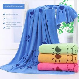 140/70cm Super-sized Microfiber Strong Absorbing Water Bath Pet Towel Dog Towels Golden Retriever Teddy General Hot Sale