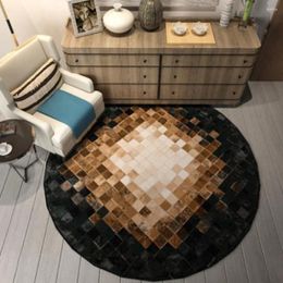 Carpets Round Carpet Printing Special-shaped Waterproof Non-slip Living Room Bedroom Blanket Mat Home Decoration