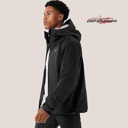 Waterproof Designer Jacket Outdoor Sportswear Light Jacket Waterproof Mens Sprinter Black/black s Y1DR