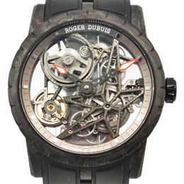 Designer Luxury Watches for Mens Mechanical Automatic Roge Dubui Excalibur Carbon 42