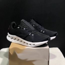 2024 New Fashion Designer Black White splice casual Tennis shoes for men and women ventilate Cloud Shoes Running shoes Slow shock Outdoor Sneakers dd0424A 36-46 4