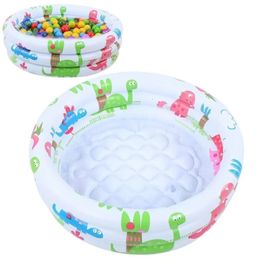 Aufblasbares Baby Schwimmbad faltbare tragbare Kinder im Freien Paddel Schwimmbad Ozean Ball Spiel Zaun Spielzimmer Dekorative Spielzeuge für Kinder 240428