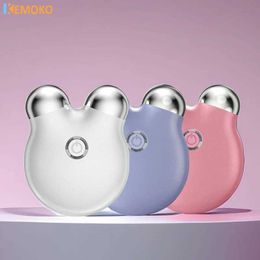 Home Beauty Instrument Mini Micro Current EMS Portable Roller Facial Weight Loss Massager Exquisite Profile Enhancement Firming Skin Care Q240508