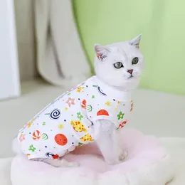 Cat Costumes Female Weaning Attire Neutering Suit Cartoon Pattern For Cats Small Dogs Anti-licking