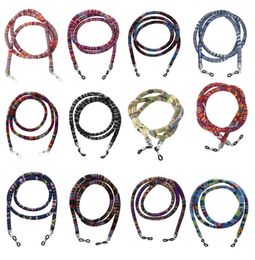 50pcslot Colourful eyeglass ethnic cotton cord spectacle string eyewear retainer sunbath sunglass lanyard round strap8009521