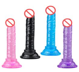 Mini Realistic Dildo with Strong Suction Cup TPE Anal Plug Prostate Massage Artificial Fake Penis Erotic Toys for Adult Gay Male M6439523