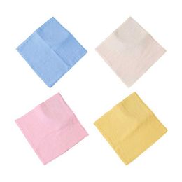 Towels Robes Newborn Washcloth Solid Colour Baby Wash Cloth Cotton 4 Layer Baby Square Wipes Cotton Wash Towel for Newborn Babies