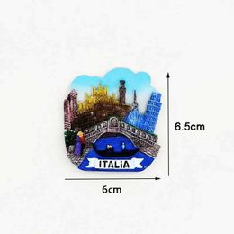 3PCSFridge Magnets 3D Colorful Fridge Magnets Decorative Magnets for Refrigerator Italy Venezia Firenze Tourist Souvenir Home Decor