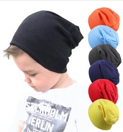 New Baby Street Dance Hip Hop Hat Spring Autumn Baby Hat for Boys Girls Knitted Cap Winter Warm Solid Color Children Hat T3351177037
