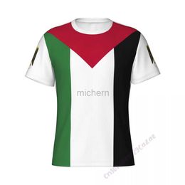 Men's T-Shirts Palestinian Flag 3D T-shirt Mens Running Sports Tight Short T-shirt Mens Gym Fitness Sports Top d240509