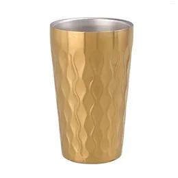 Mugs Beer Note Cocktails Multifunctional Use Double Bottom Design Stainless Steel Coffee Cup Drink