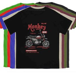 T-shirt maschile Honda Monkey Black Black Classic Mens T-shirt Moto