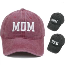 Ball Caps Adjustable DAD MOM Embroidery Baseball Men Women Vintage Hiphop Hats Visors Sunscreen
